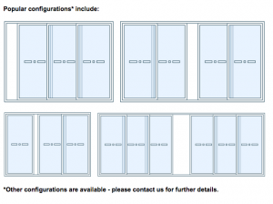 BetaView stacking doors options